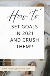 How to set goals